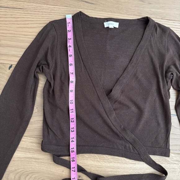 Ozma Dance Wrap Top in Manzanita - Picture 6 of 9